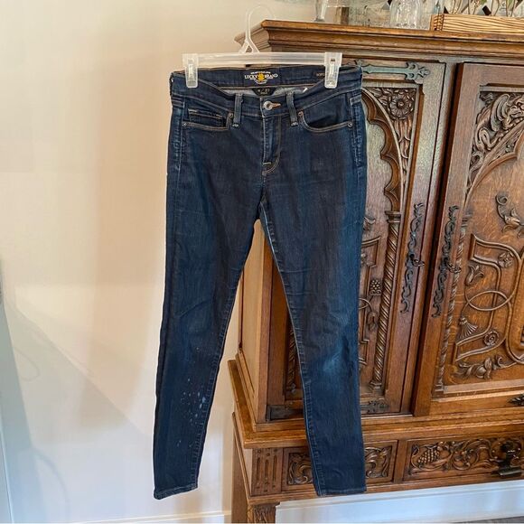 Lucky Brand Sofia Skinny Ankle Stretchy Dark Wash Jeans  Women’s 4 27 - Picture 2 of 16